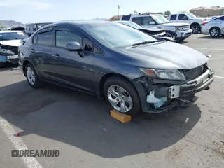 2013 Honda Civic LX z VIN 2HGFB2F57DH529841, wystawiony jako IAAI lot #42348122 z przebiegiem 108 211 mil mil oraz . Historia ofert i sprzedaży dostępna na DreamBid. Obrazek 1.