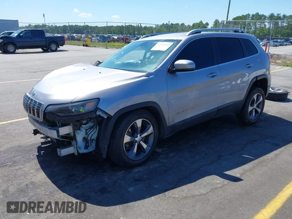 2019 Jeep Cherokee Limited with VIN 1C4PJMDX1KD166355, listed as a IAAI auction lot 42331014 with 151,245 mi miles and . Bid and sale history available at DreamBid. Image 2.