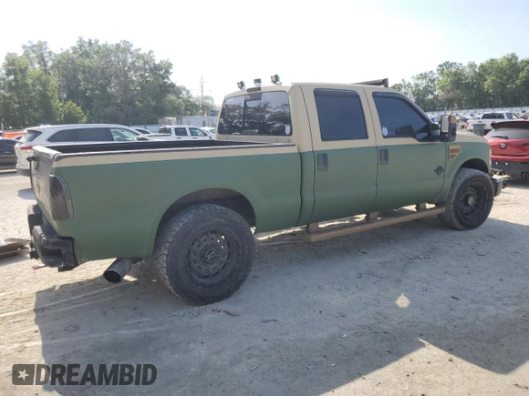 2009 Ford F-250 XL with VIN 1FTSW20R99EA38179, listed as a Copart auction lot 53021595 with 98,231 mi miles and Salvage title. Bid and sale history available at DreamBid. Image 3.