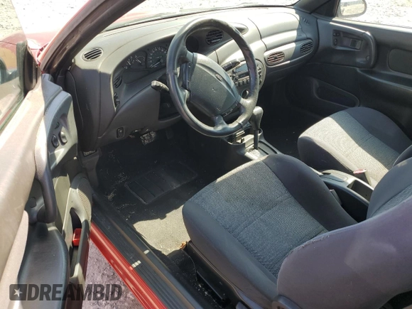 2002 Ford Escort ZX2 Standard with VIN 3FAFP11392R117816, listed as a Copart auction lot 52176935 with 108,127 mi miles and Salvage title. Bid and sale history available at DreamBid. Image 8.