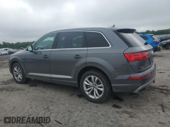 2019 Audi Q7 Premium with VIN WA1AAAF76KD009139, listed as a Copart auction lot 58584985 with 61,867 mi miles and Salvage title. Bid and sale history available at DreamBid. Image 2.