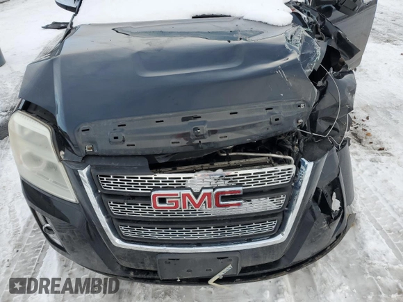 2011 GMC Terrain SLT-2 with VIN 2CTFLXE51B6229722, listed as a Copart auction lot 45777265 with 109,166 mi miles and Salvage Title. Bid and sale history available at carsss.com. Image 13.