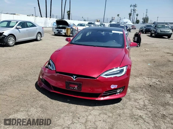 2018 Tesla Model S 75D with VIN 5YJSA1E20JF297943, listed as a Copart auction lot 52164325 with 46,051 mi miles and Salvage title. Bid and sale history available at DreamBid. Image 11.