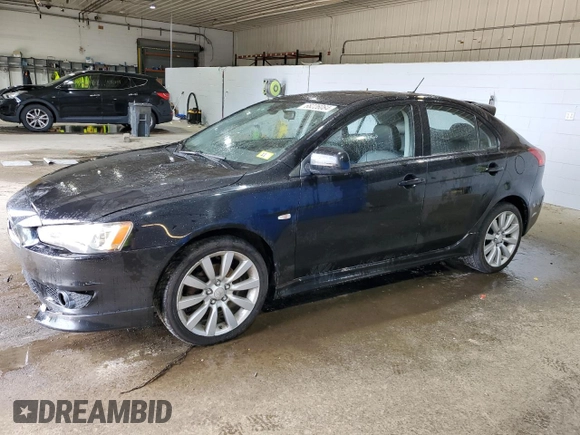 2010 Mitsubishi Lancer GTS with VIN JA32X8HW7AU001795, listed as a Copart auction lot 68226064 with 144,272 mi miles and Salvage Title. Bid and sale history available at carsss.com. Image 1.