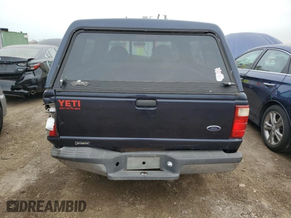 2001 Ford Ranger XL with VIN 1FTYR10C51PA40611, listed as a Copart auction lot 51358185 with 120,286 mi miles and Salvage Title. Bid and sale history available at carsss.com. Image 6.