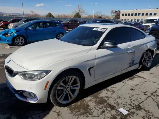 2015 BMW 4 Series 428i xDrive with VIN WBA3N5C59FK484845, listed as a Copart auction lot 44216575 with 94,581 mi miles and Salvage Title. Bid and sale history available at carsss.com. Image 1.