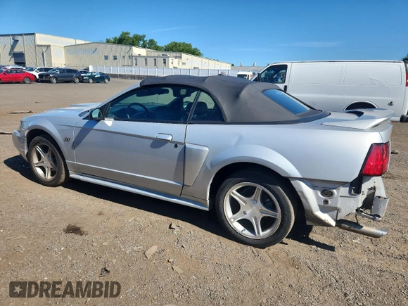 2000 Ford Mustang GT with VIN 1FAFP45X7YF265824, listed as a Copart auction lot 65204825 with 69,117 mi miles and Salvage title. Bid and sale history available at DreamBid. Image 2.