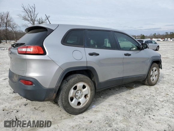 2016 Jeep Cherokee Altitude with VIN 1C4PJLAB6GW370275, listed as a Copart auction lot 44745235 with 148,354 mi miles and Salvage Title. Bid and sale history available at carsss.com. Image 3.