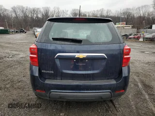 2017 Chevrolet Equinox LS with VIN 2GNALBEK5H1600909, listed as a Copart auction lot 50034685 with 91,166 mi miles and Salvage Title. Bid and sale history available at DreamBid. Image 6.