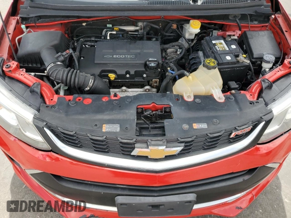 2017 Chevrolet Sonic LT with VIN 1G1JD6SB5H4142044, listed as a Copart auction lot 61571555 with 116,008 mi miles and Salvage title. Bid and sale history available at DreamBid. Image 11.