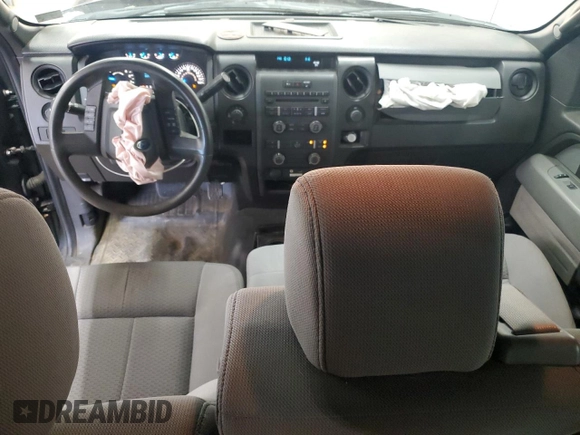 2013 Ford F-150 XL with VIN 1FTFX1EFXDFC70705, listed as a Copart auction lot 63155065 with 123,584 mi miles and Salvage title. Bid and sale history available at DreamBid. Image 8.