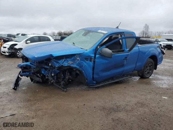 2022 Ford Ranger XL with VIN 1FTER1FH2NLD49696, listed as a Copart auction lot 49672175 with 23,318 mi miles and Non Repairable. Bid and sale history available at carsss.com. Image 1.