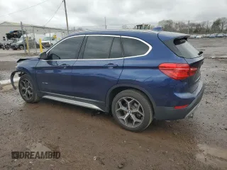 2017 BMW X1 xDrive28i with VIN WBXHT3C3XH5F69573, listed as a Copart auction lot 52719715 with 93,981 mi miles and Salvage Title. Bid and sale history available at DreamBid. Image 2.