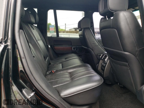 2012 Land Rover Range Rover HSE Lux with VIN SALMF1D49CA374956, listed as a Copart auction lot 59733835 with 113,390 mi miles and Salvage title. Bid and sale history available at DreamBid. Image 11.