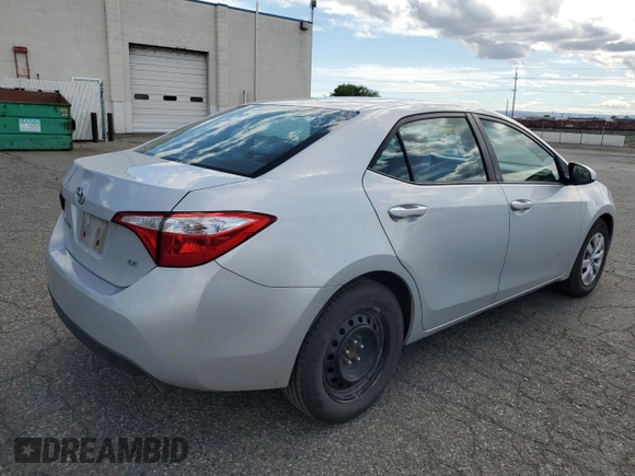 2016 Toyota Corolla L z VIN 2T1BURHE9GC546636, wystawiony jako Copart lot #57249775 z przebiegiem 109 318 mil mil oraz Szkoda całkowita • Salvage title. Historia ofert i sprzedaży dostępna na DreamBid. Obrazek 3.