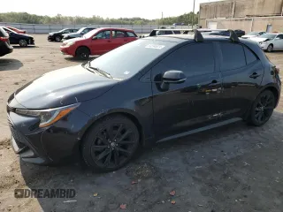 2021 Toyota Corolla Hatchback SE with VIN JTND4MBE7M3135630, listed as a Copart auction lot 64594624 with 63,106 mi miles and Salvage Title. Bid and sale history available at carsss.com. Image 1.