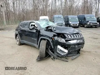 2020 Jeep Compass Limited with VIN 3C4NJDCB6LT154078, listed as a Copart auction lot 51684895 with 44,350 mi miles and Salvage Title. Bid and sale history available at carsss.com. Image 12.