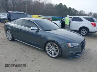 2015 Audi S5 Premium Plus with VIN WAUCGAFR7FA005913, listed as a IAAI auction lot 41542991 with 108,731 mi miles. Bid and sale history available at carsss.com. Image 1.