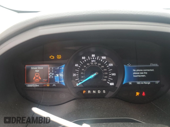 2024 Ford Edge SE with VIN 2FMPK4G99RBA18993, listed as a Copart auction lot 55794535 with 33,372 mi miles and Salvage title. Bid and sale history available at DreamBid. Image 9.