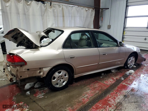 2001 Honda Accord Sdn EX w/Leather with VIN 1HGCG165X1A071530, listed as a Copart auction lot 45350525 with 0 mi miles and Salvage Title. Bid and sale history available at carsss.com. Image 3.