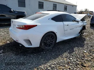 2016 Lexus RC 300 F Sport z VIN JTHSM5BC5G5001111, wystawiony jako Copart lot #48802905 z przebiegiem Nie podano mil oraz Szkody całkowita. Historia ofert i sprzedaży dostępna na DreamBid. Obrazek 3.