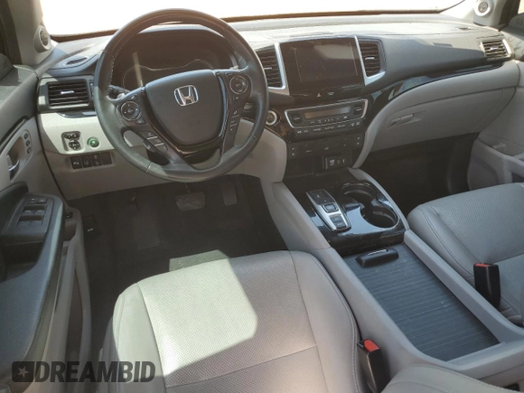 2018 Honda Pilot Elite with VIN 5FNYF6H06JB055564, listed as a Copart auction lot 57170465 with Not provided miles and Salvage title. Bid and sale history available at DreamBid. Image 8.