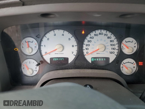 2003 Dodge 1500 ST with VIN 1D7HA16N13J541135, listed as a Copart auction lot 78000434 with 204,147 mi miles and Salvage Title. Bid and sale history available at DreamBid. Image 9.