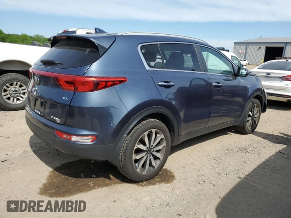 2017 Kia Sportage EX z VIN KNDPNCAC4H7245770, wystawiony jako Copart lot #58066435 z przebiegiem 115 743 mil mil oraz Czysty tytuł • Clean title. Historia ofert i sprzedaży dostępna na DreamBid. Obrazek 3.