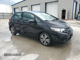 2015 Honda Fit EX-L with VIN 3HGGK5H80FM747461, listed as a Copart auction lot 55731265 with 102,504 mi miles and Salvage title. Bid and sale history available at DreamBid. Image 4.