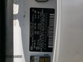 2019 Kia Optima LX z VIN 5XXGT4L30KG366223, wystawiony jako Copart lot #54241465 z przebiegiem 57 598 mil mil oraz Szkoda całkowita • Salvage title. Historia ofert i sprzedaży dostępna na DreamBid. Obrazek 12.