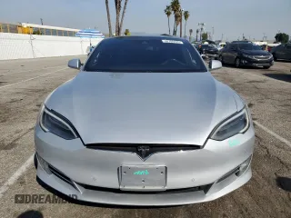 2016 Tesla Model S 90D with VIN 5YJSA1E2XGF155351, listed as a Copart auction lot 46700225 with 133,652 mi miles and Salvage Title. Bid and sale history available at DreamBid. Image 5.