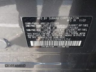2023 Subaru Forester Wilderness with VIN JF2SKALC6PH415254, listed as a IAAI auction lot 41995348 with 25,983 mi miles and . Bid and sale history available at DreamBid. Image 9.