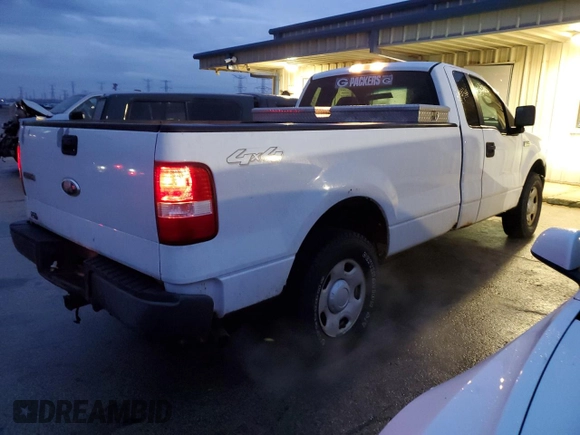2007 Ford F-150 XL with VIN 1FTRF14VX7KB40508, listed as a Copart auction lot 86627524 with 143,868 mi miles and Clean title. Bid and sale history available at DreamBid. Image 3.