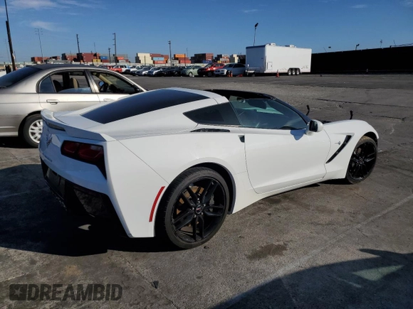 2016 Chevrolet Corvette 1LT with VIN 1G1YB2D7XG5121916, listed as a Copart auction lot 46175055 with 57,624 mi miles and Salvage Title. Bid and sale history available at carsss.com. Image 3.