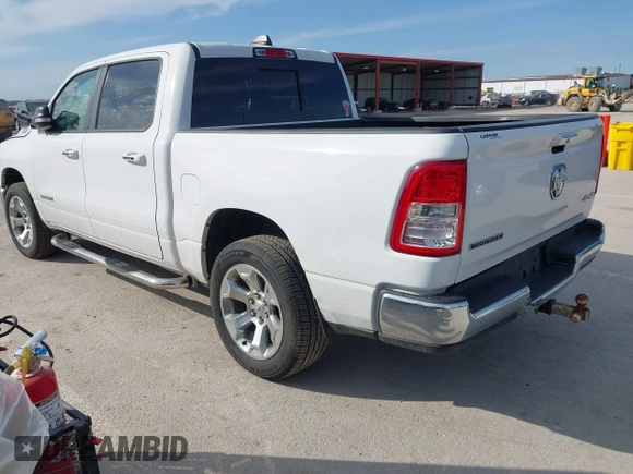 2019 Ram 1500 Big Horn/Lone Star with VIN 1C6RRFFG4KN790971, listed as a IAAI auction lot 41688790 with 63,366 mi miles. Bid and sale history available at carsss.com. Image 3.
