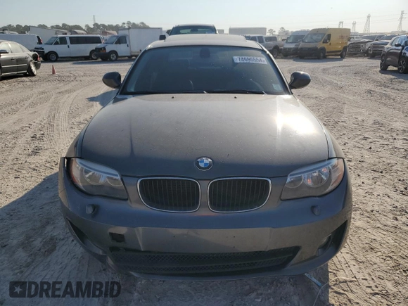2013 BMW 1 Series 128i with VIN WBAUP7C52DVP24761, listed as a Copart auction lot 74695554 with Not Provided miles and Salvage Title. Bid and sale history available at carsss.com. Image 5.