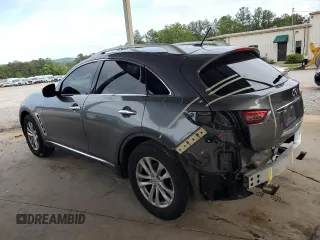 2017 Infiniti QX70 z VIN JN8CS1MW7HM412159, wystawiony jako Copart lot #55269885 z przebiegiem 154 675 mil mil oraz Szkoda całkowita • Salvage title. Historia ofert i sprzedaży dostępna na DreamBid. Obrazek 2.