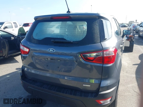 2020 Ford EcoSport S with VIN MAJ3S2FEXLC384707, listed as a IAAI auction lot 41594106 with 28,489 mi miles and . Bid and sale history available at DreamBid. Image 16.