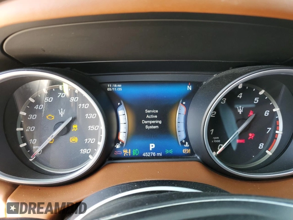2017 Maserati Levante z VIN ZN661XUL4HX225995, wystawiony jako Copart lot #48588935 z przebiegiem 45 276 mil mil oraz Szkoda całkowita • Salvage title. Historia ofert i sprzedaży dostępna na DreamBid. Obrazek 9.