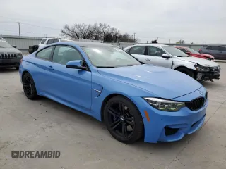 2018 BMW M4 z VIN WBS4Y9C5XJAC86825, wystawiony jako Copart lot #46914075 z przebiegiem 80 257 mil mil oraz Szkoda całkowita • Salvage title. Historia ofert i sprzedaży dostępna na DreamBid. Obrazek 4.