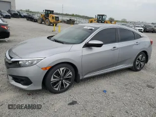 2018 Honda Civic EX-T with VIN JHMFC1F35JX024200, listed as a Copart auction lot 53621745 with 64,327 mi miles and Salvage title. Bid and sale history available at DreamBid. Image 1.