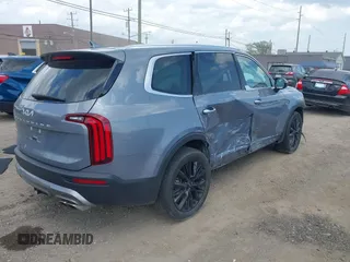 2022 Kia Telluride SX with VIN 5XYP5DHCXNG312382, listed as a IAAI auction lot 42129635 with 28,637 mi miles and . Bid and sale history available at DreamBid. Image 4.
