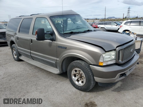 2003 Ford Excursion Limited z VIN 1FMNU42S43EA92152, wystawiony jako Copart lot #50236585 z przebiegiem 83 044 mil mil oraz Szkoda całkowita • Salvage title. Historia ofert i sprzedaży dostępna na DreamBid. Obrazek 4.