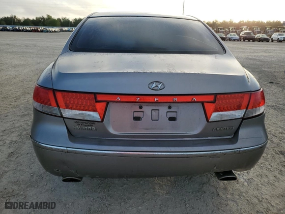 2006 Hyundai Azera SE with VIN KMHFC46F66A117570, listed as a Copart auction lot 79708844 with 131,877 mi miles and Salvage Title. Bid and sale history available at carsss.com. Image 6.