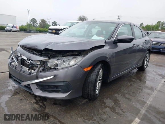 2017 Honda Civic LX z VIN 19XFC2F53HE023730, wystawiony jako IAAI lot #41885003 z przebiegiem 129 595 mil mil oraz . Historia ofert i sprzedaży dostępna na DreamBid. Obrazek 2.