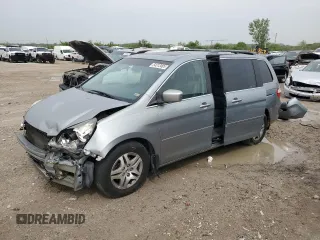 2006 Honda Odyssey EX-L с VIN 5FNRL38666B120582, выставлен на аукционе Copart как лот 54313425 с пробегом 214 295 миль миль и Списание • Salvage title. История ставок и продаж доступна на DreamBid. Изображение 1.