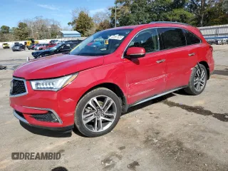 2018 Acura MDX Advance with VIN 5J8YD4H82JL002830, listed as a Copart auction lot 43667625 with 117,192 mi miles and Salvage Title. Bid and sale history available at carsss.com. Image 1.