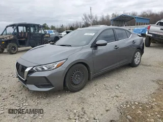 2022 Nissan Sentra S with VIN 3N1AB8BV7NY281834, listed as a Copart auction lot 47828375 with 45,484 mi miles and Salvage Title. Bid and sale history available at carsss.com. Image 1.