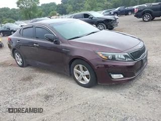2014 Kia Optima LX with VIN 5XXGM4A74EG296748, listed as a IAAI auction lot 42789526 with 92,668 mi miles and . Bid and sale history available at DreamBid. Image 1.