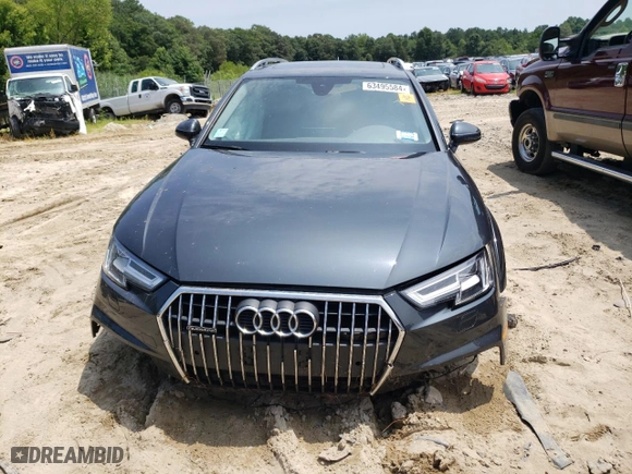 2018 Audi A4 allroad Premium Plus with VIN WA18NAF48JA059923, listed as a Copart auction lot 63495584 with 0 mi miles and Salvage Title. Bid and sale history available at carsss.com. Image 5.